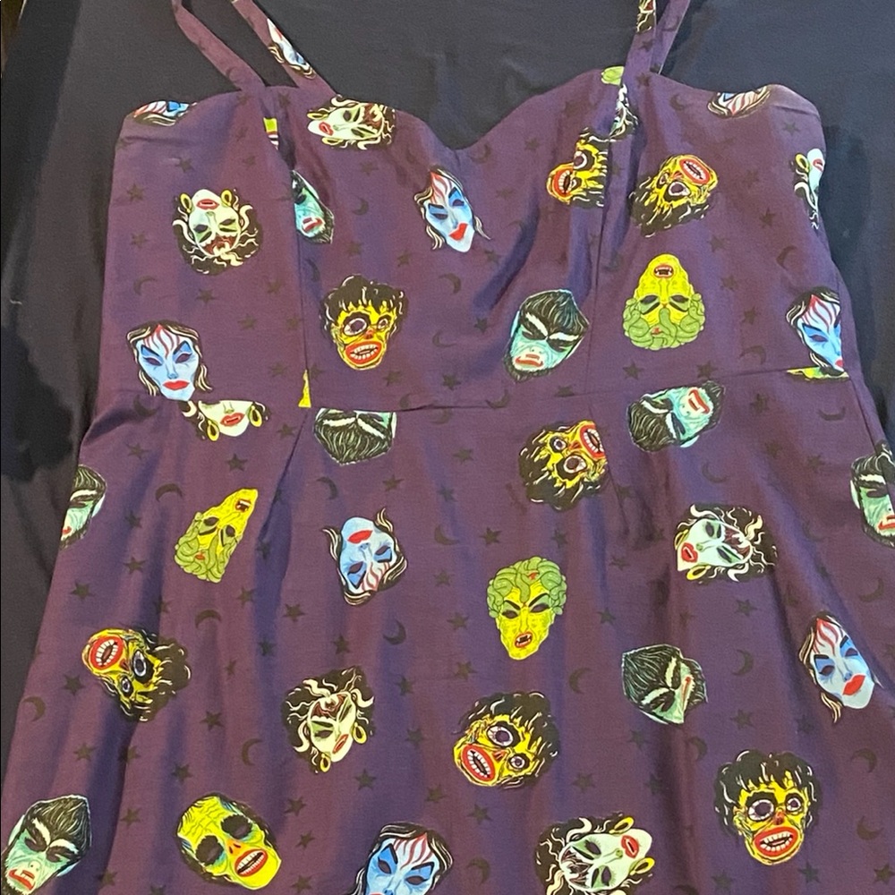 Ben Cooper Monster Mask Dress by MICHELINE PITT